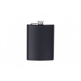  8oz/240ml Stainless Steel Hip Flask (Black Matt)(10/pack)